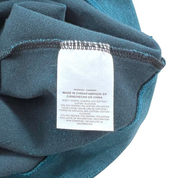 Nike Tech Fleece Teal Funnel Neck Sweatshirt Hoodie Medium - Picture 10 of 10
